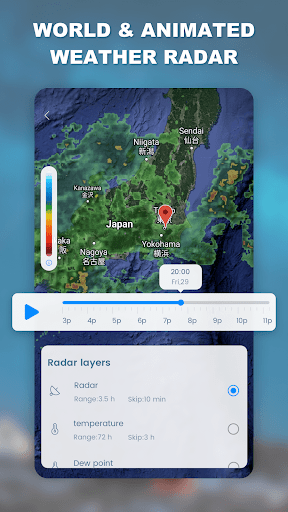 Weather app - Radar & Widget APK screenshot