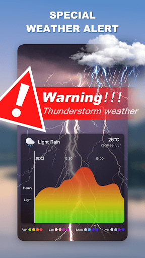 Weather app - Radar & Widget APK screenshot