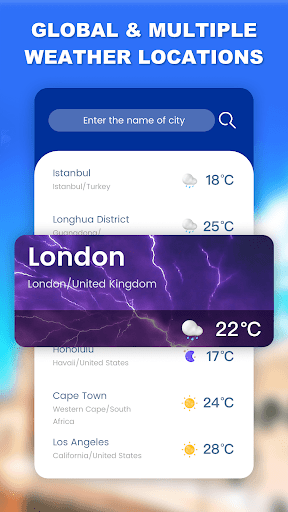 Weather app - Radar & Widget APK screenshot