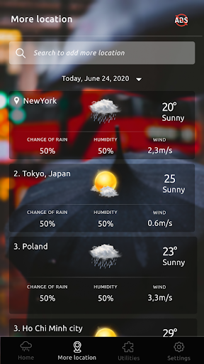 Weather App - Weather Channel APK screenshot