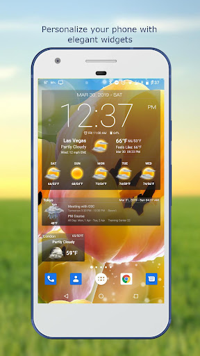 Виджет погоды и часов APK screenshot