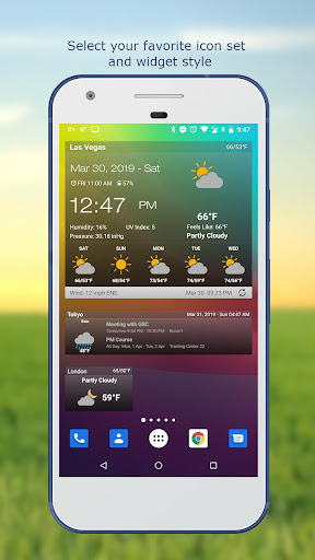 Виджет погоды и часов APK screenshot