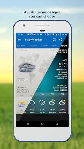 Виджет погоды и часов APK screenshot