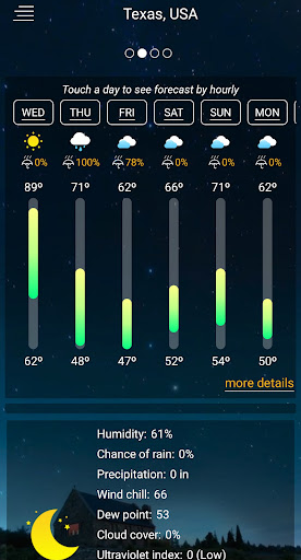 Weather forecast APK screenshot