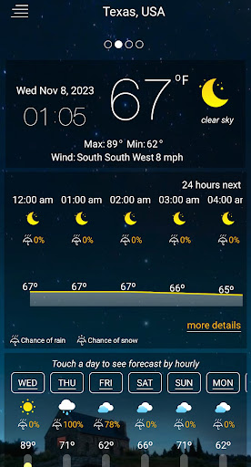 Weather forecast APK screenshot
