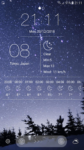 Weather forecast APK screenshot