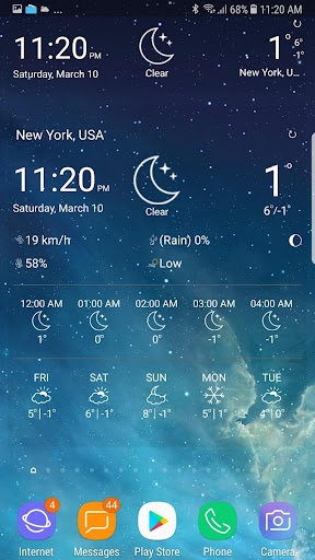 Weather forecast APK screenshot