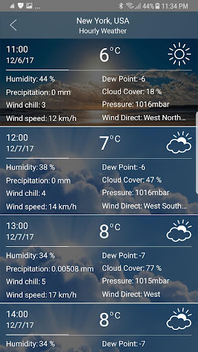 Weather forecast APK screenshot