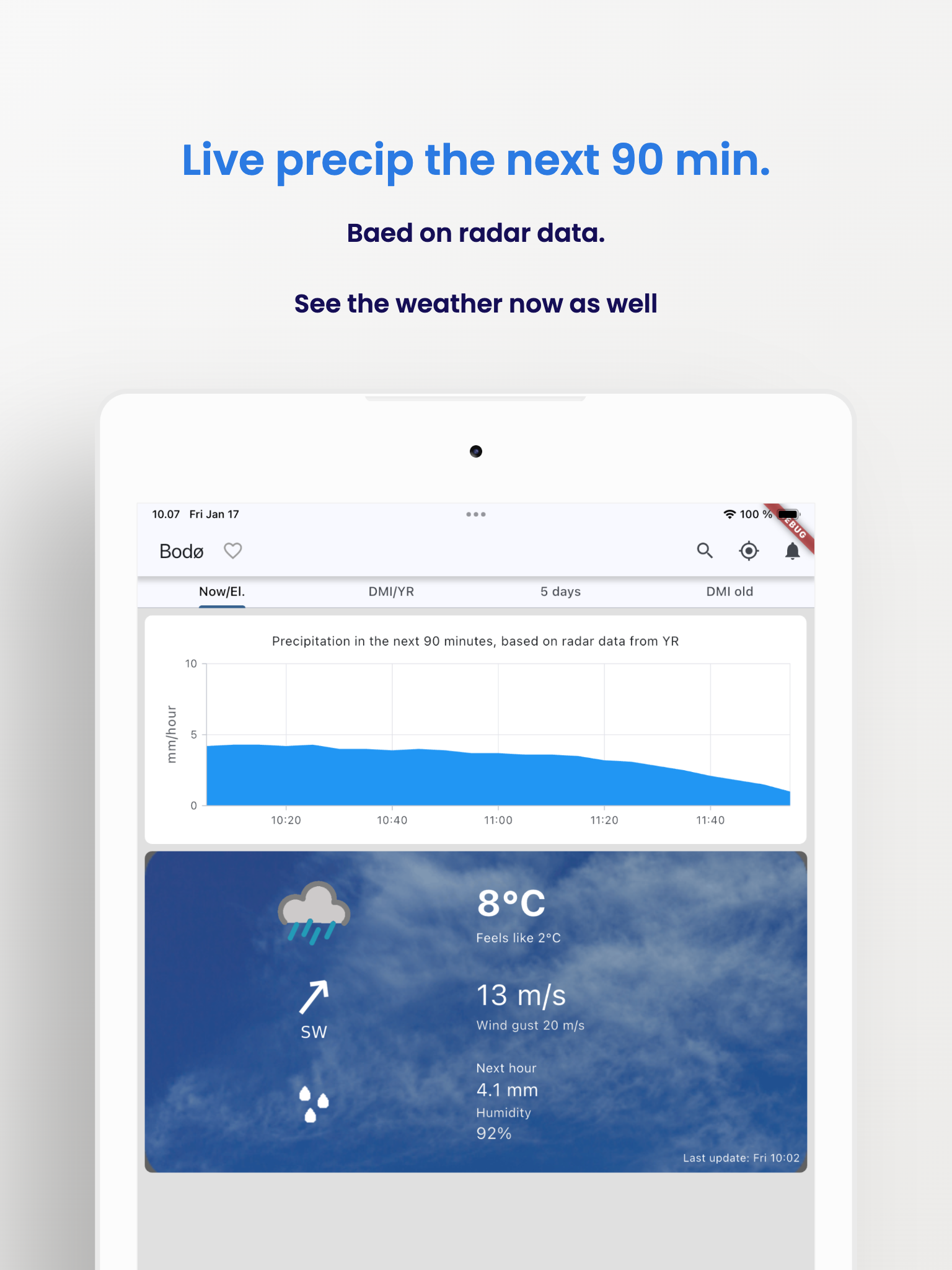 Weather From DMI and YR APK screenshot