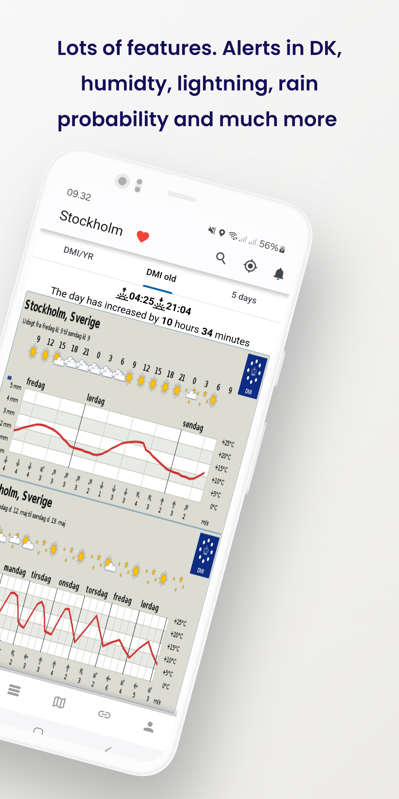 Weather From DMI and YR APK screenshot