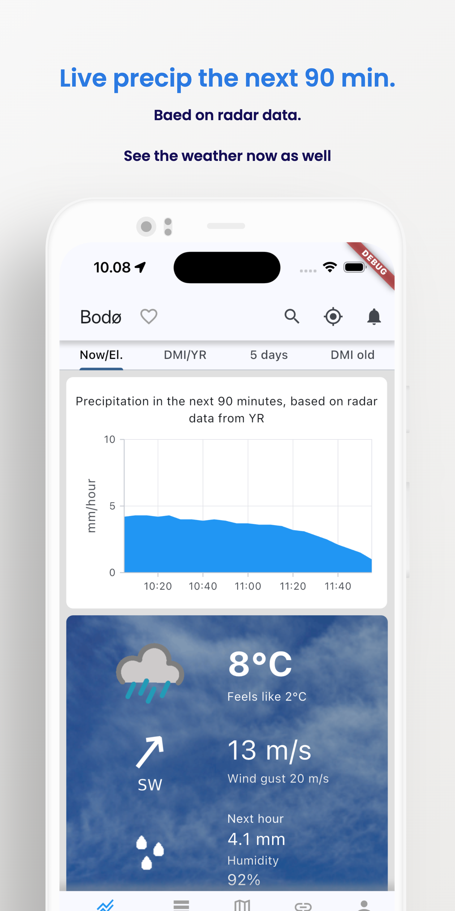 Weather From DMI and YR APK screenshot