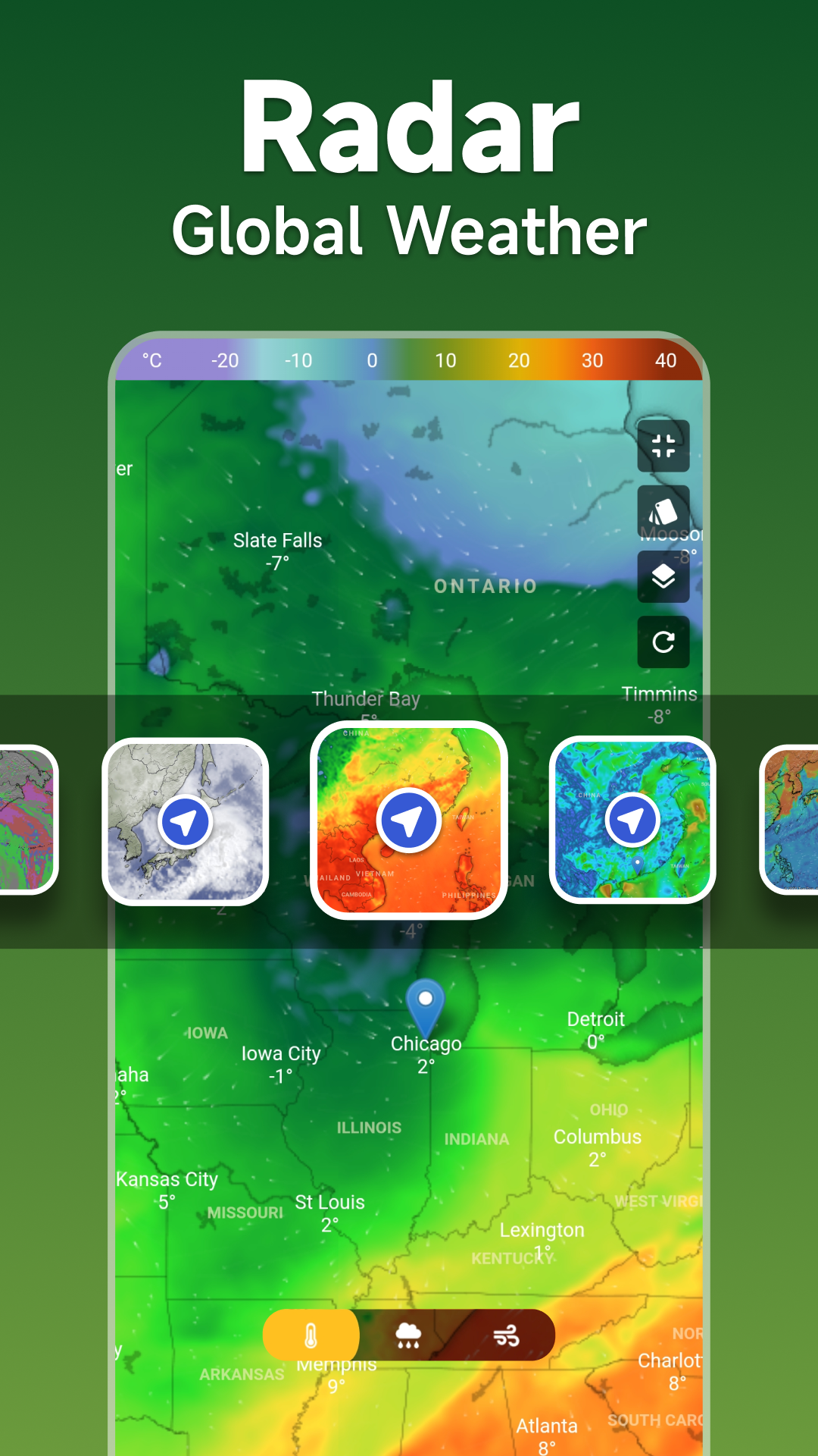 Погода - Радар дождя и виджет APK screenshot