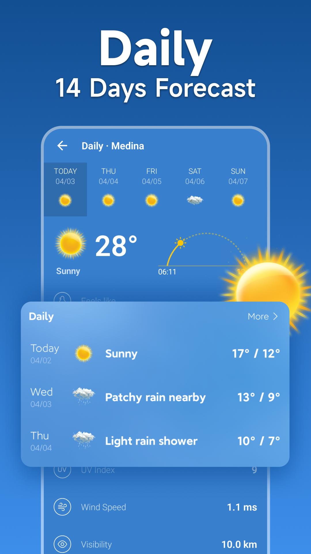 Погода - Радар дождя и виджет APK screenshot