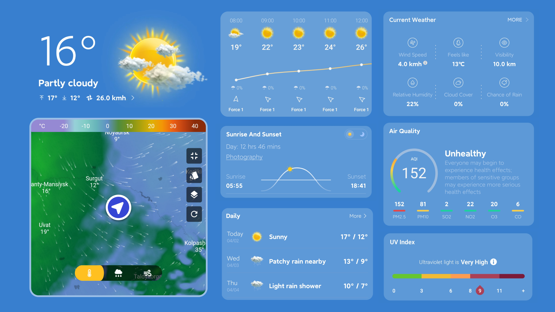 Погода - Радар дождя и виджет APK screenshot