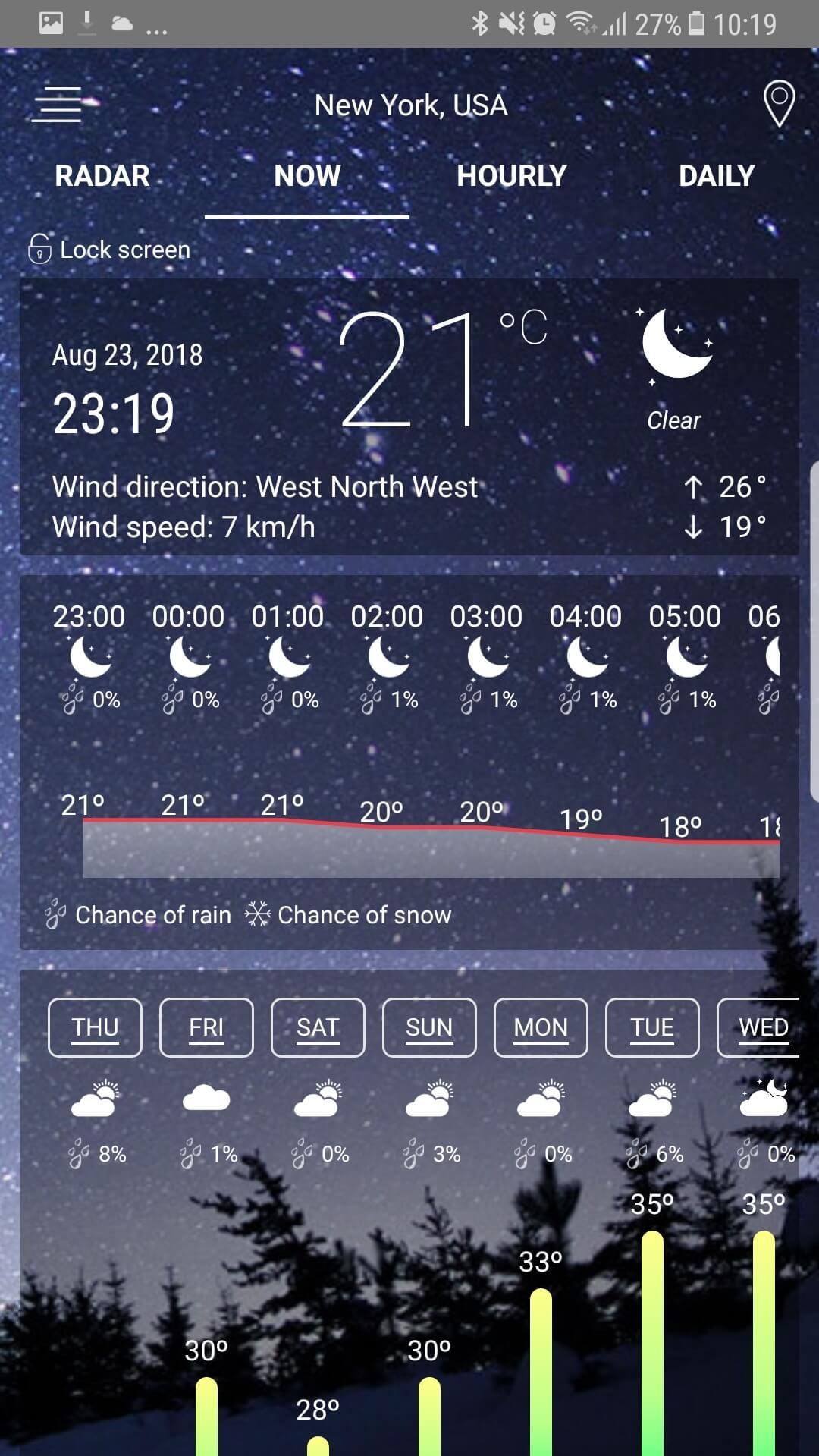 Weather Radar - Windy, rain ra APK screenshot