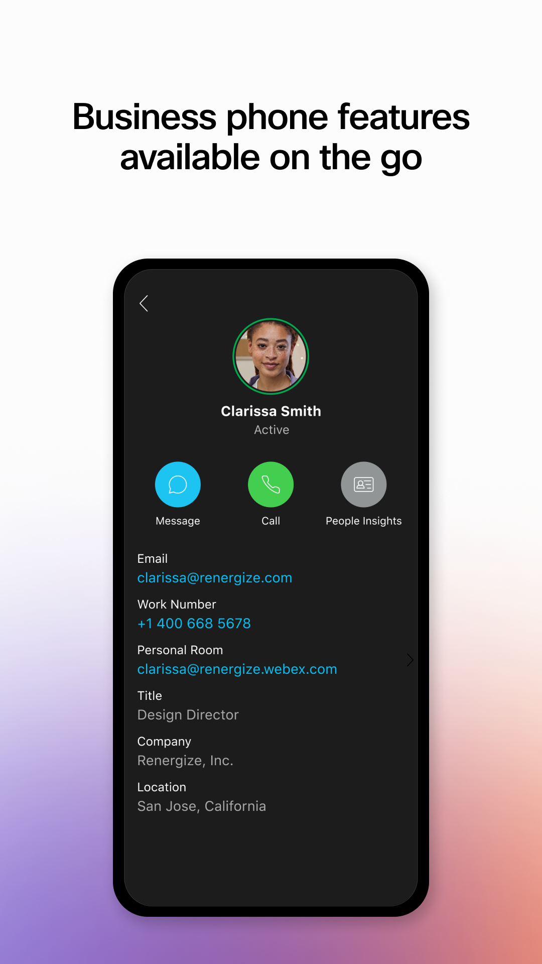 Webex APK screenshot