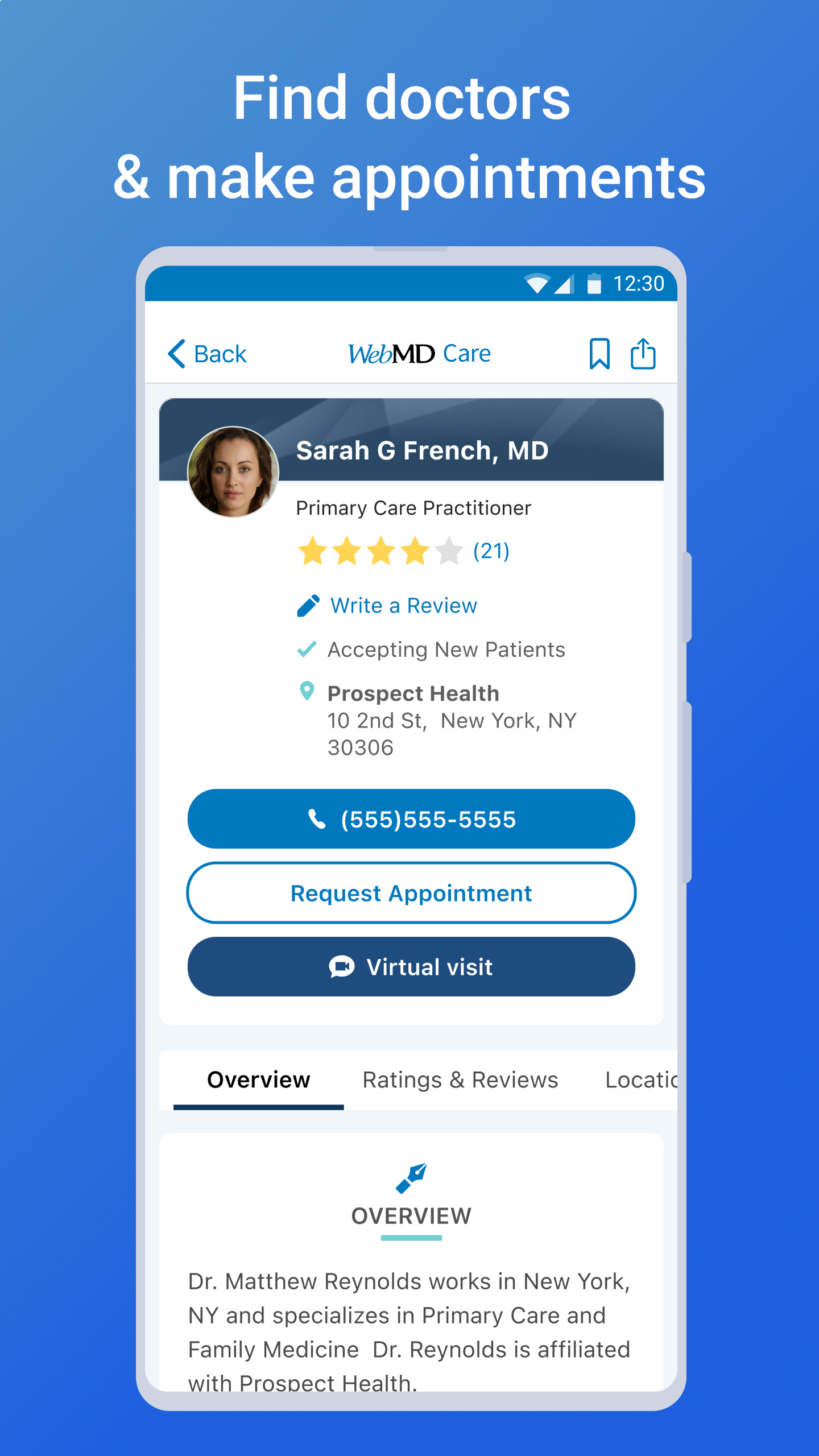 WebMD APK screenshot