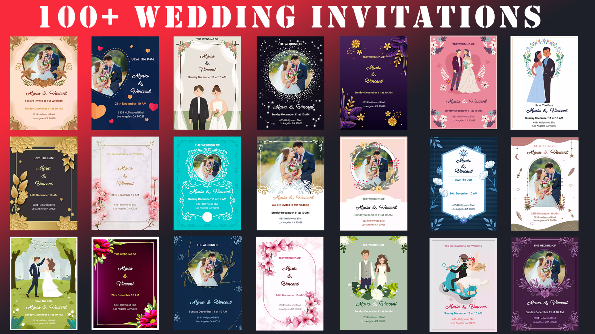 Wedding Invitation Card Maker APK screenshot