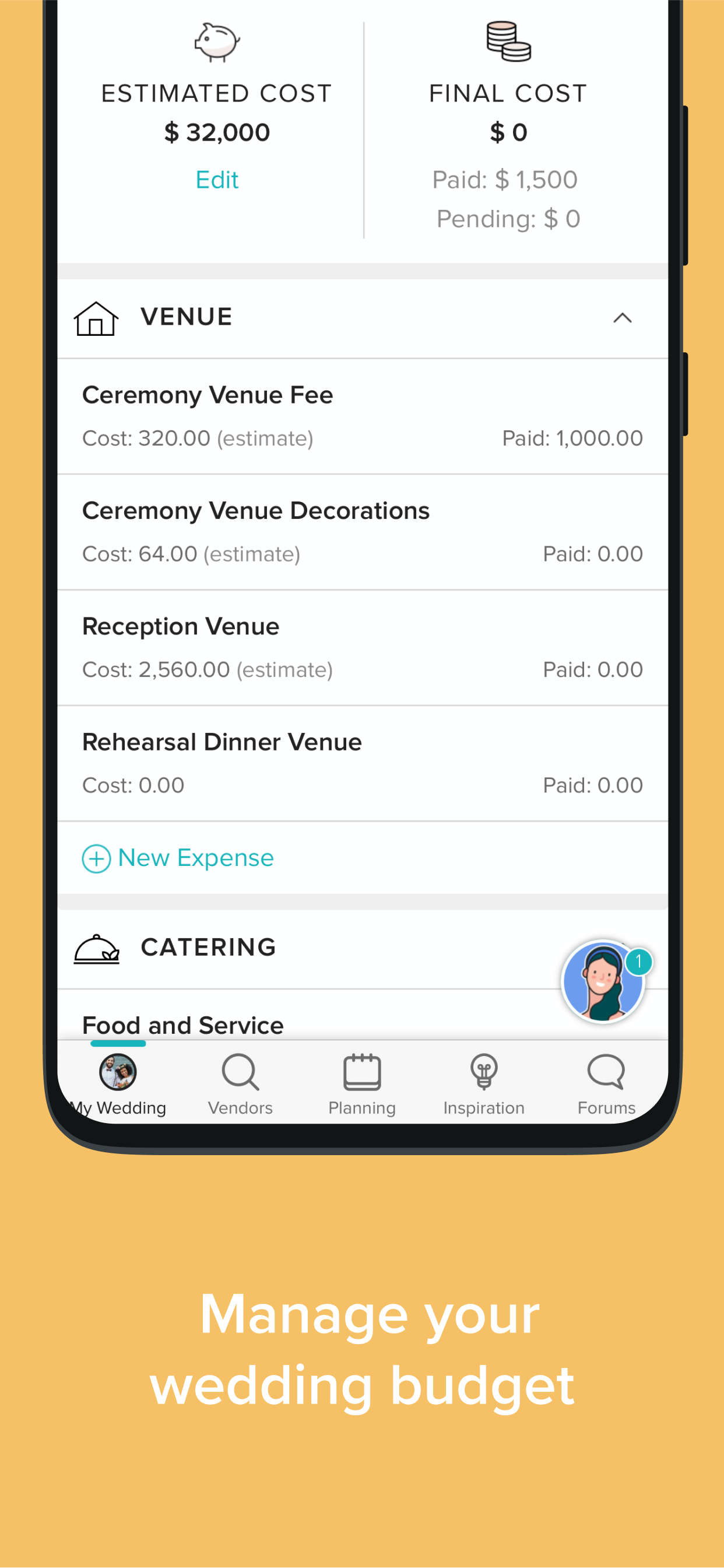 Wedding Planner by WeddingWire APK screenshot