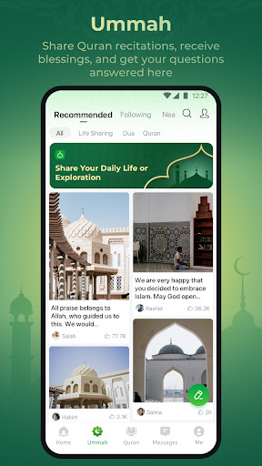 WeMuslim: Athan, Qibla&Quran APK screenshot
