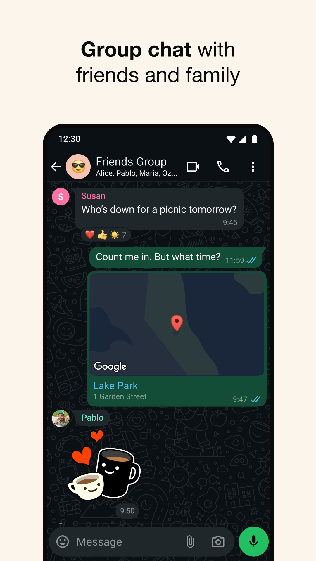 WhatsApp screenshot