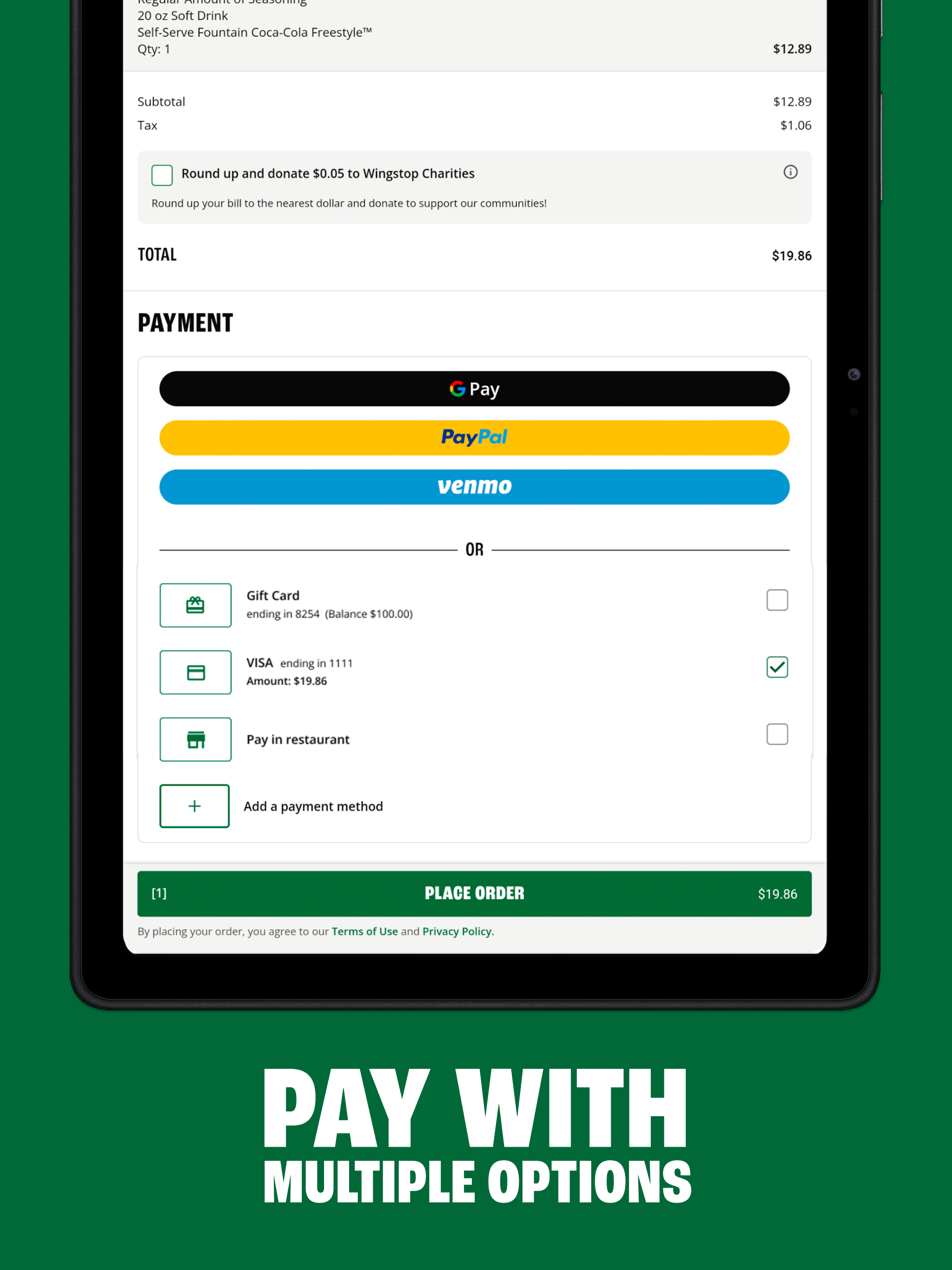 Wingstop APK screenshot