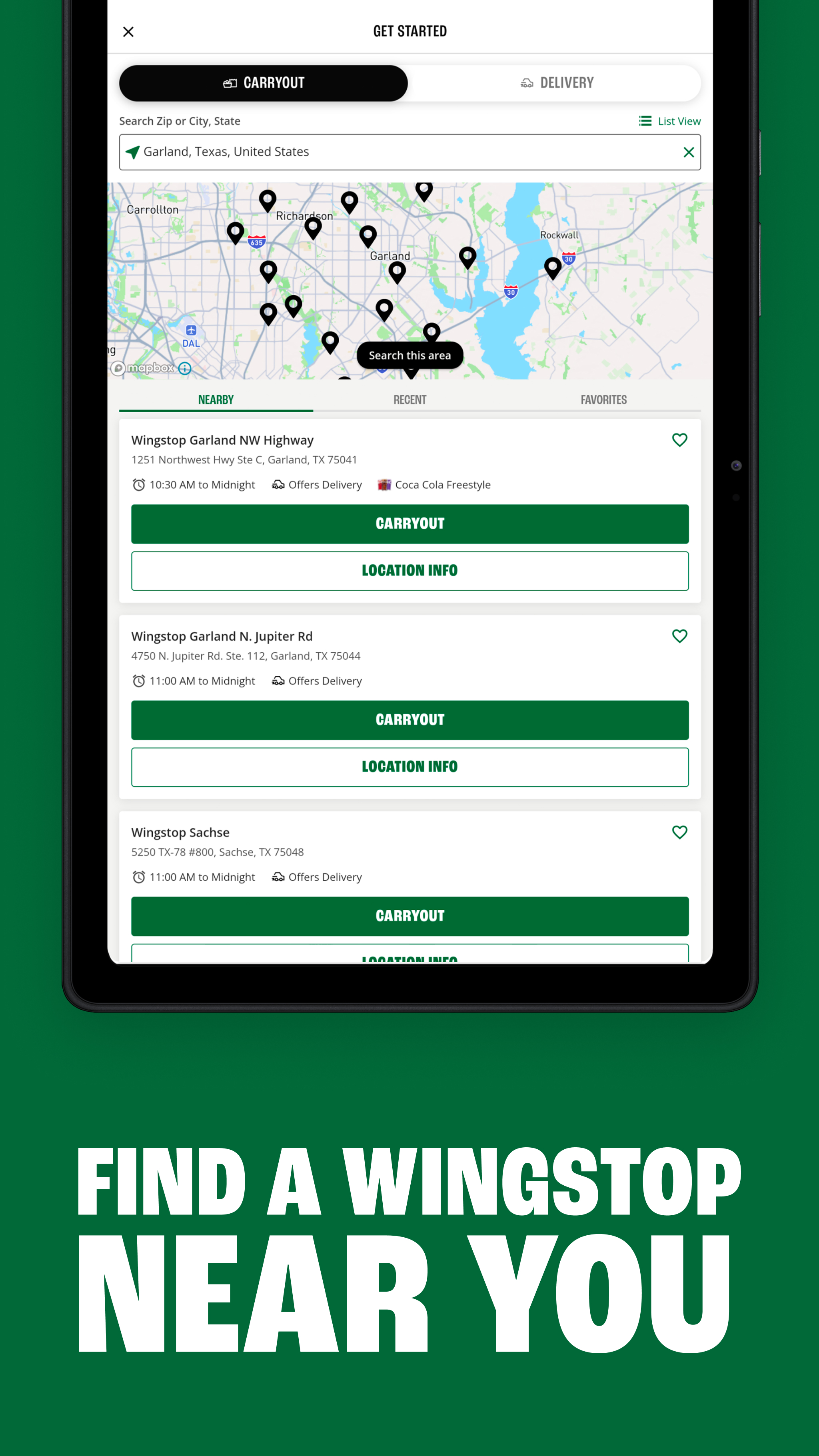 Wingstop APK screenshot