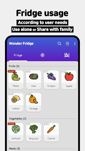 Wonder Fridge: Food Organizer APK 2