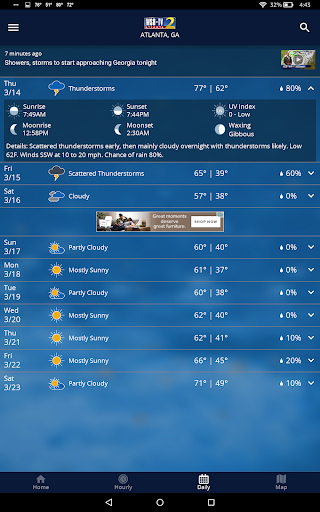 WSB-TV Weather APK screenshot