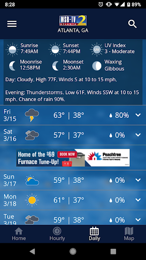 WSB-TV Weather APK screenshot