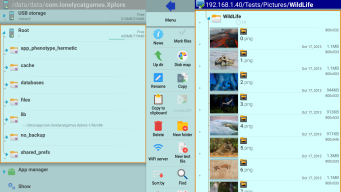 X-plore screenshot