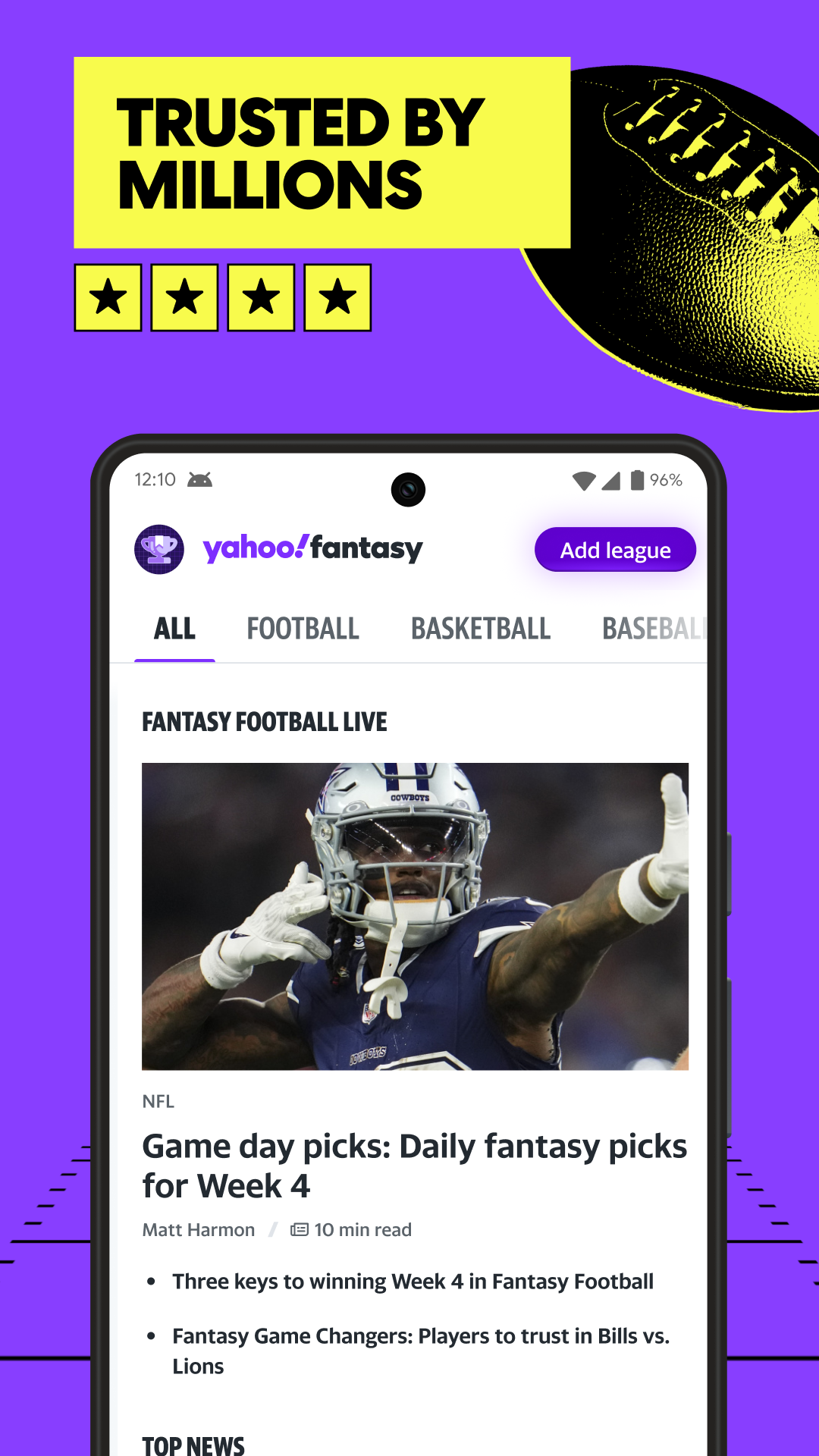 Yahoo Fantasy APK screenshot