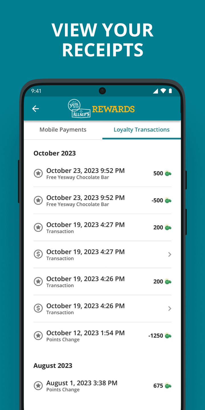 Yesway & Allsup’s Rewards APK screenshot