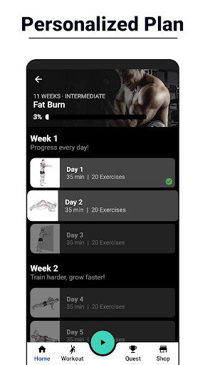 YouGym - Home & Gym Workouts APK screenshot