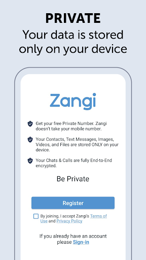 Zangi APK screenshot