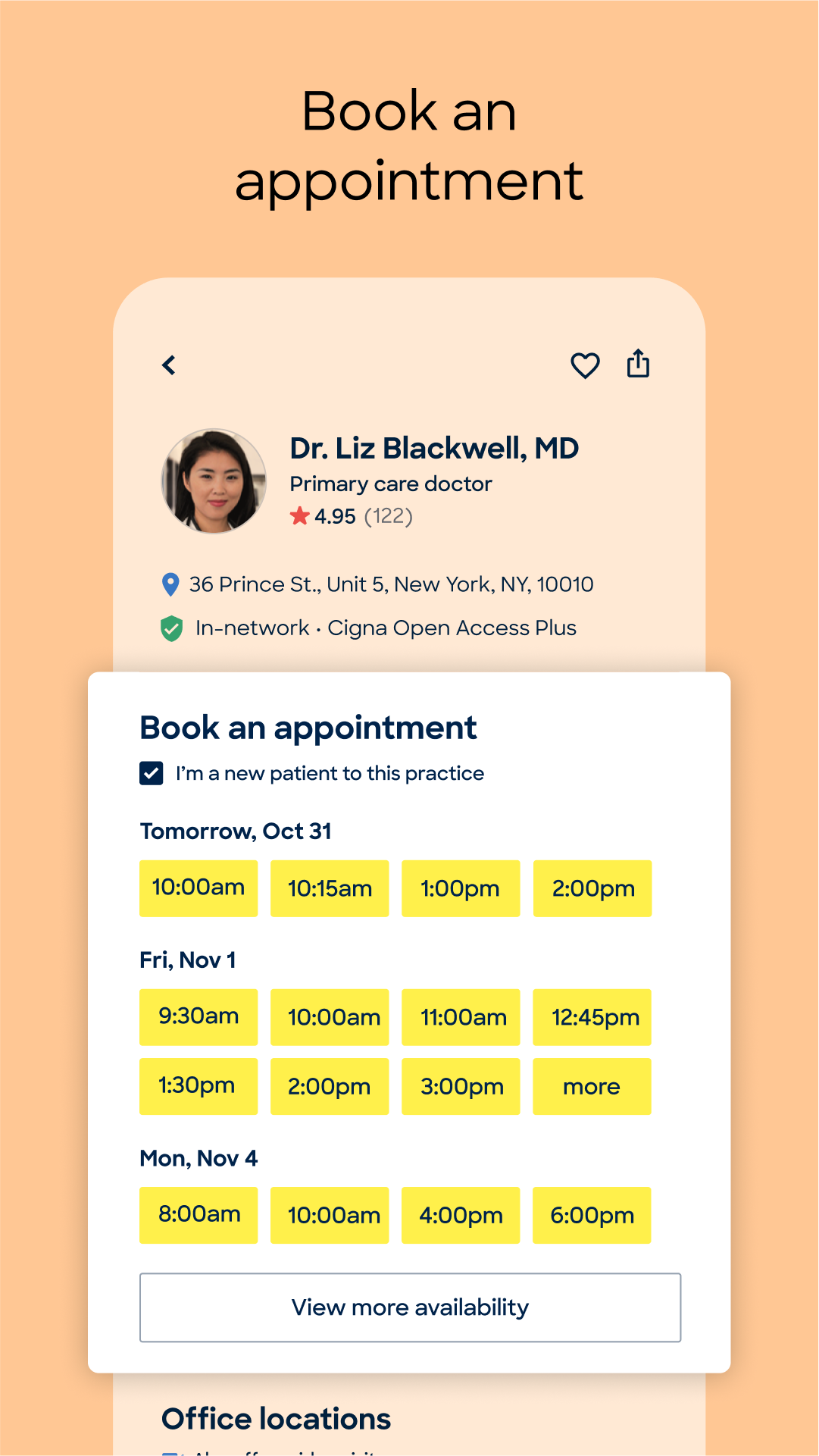 Zocdoc - Find and book doctors APK screenshot