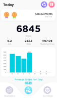ZuStep Pedometer. Step Counter APK screenshot