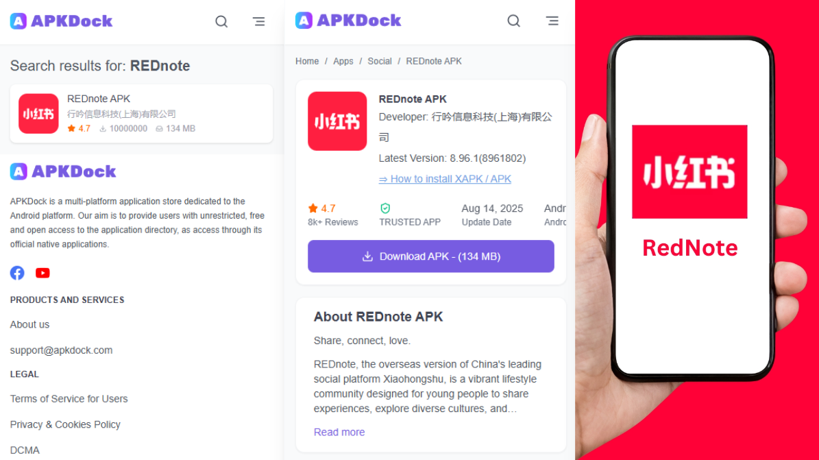 Download & Install REDnote APK
