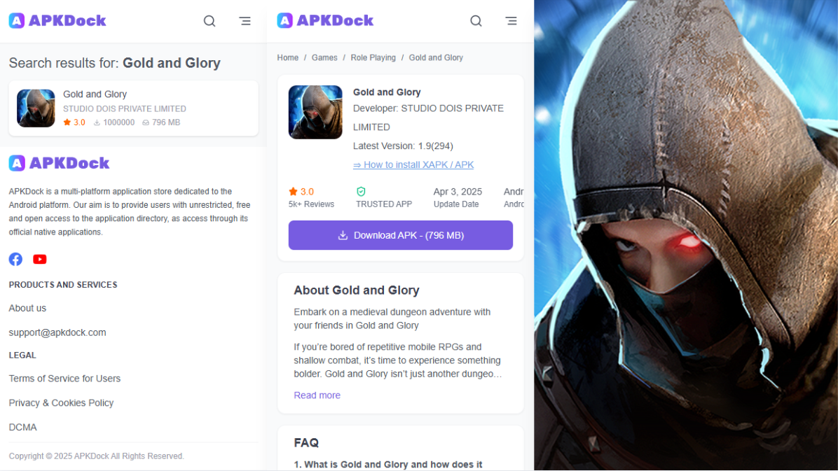 How to Download Gold and Glory APK