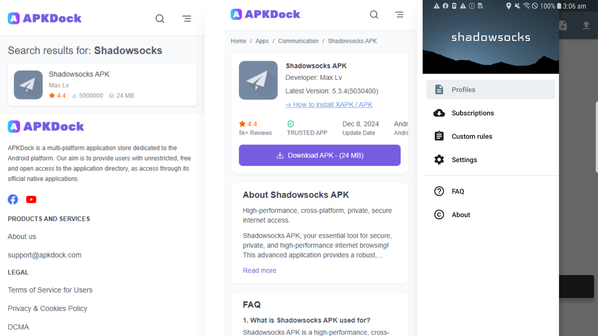 Shadowsocks APK download