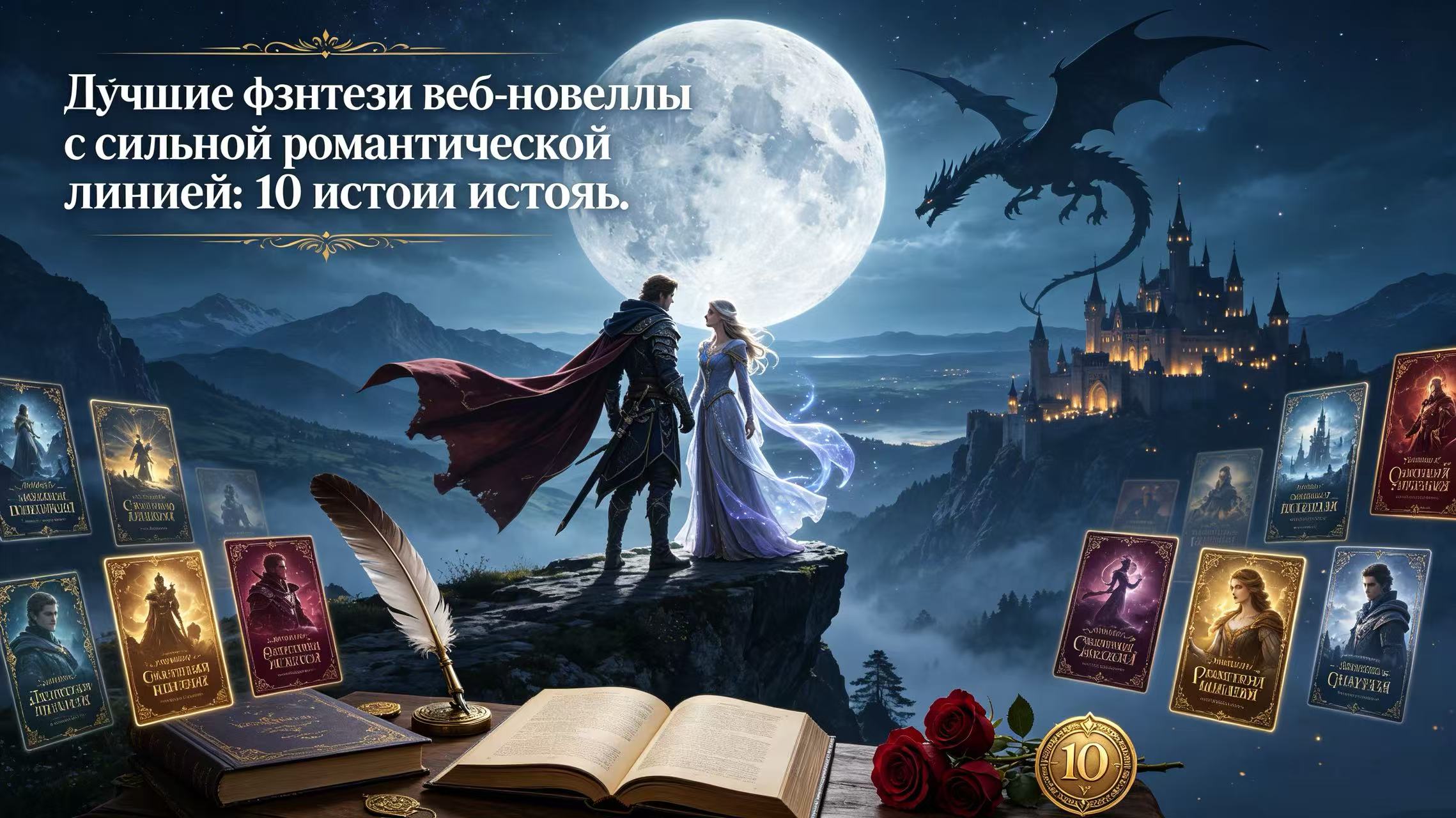 Лучшие фэнтези веб-новеллы с сильной романтической линией: 10 историй, в которые влюбляешься