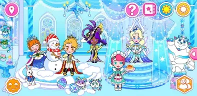 Ice Princess World Castle Life APK screenshot