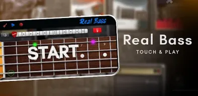 Real Bass: электрогитара бас APK screenshot