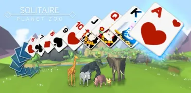 Solitaire : Planet Zoo APK screenshot