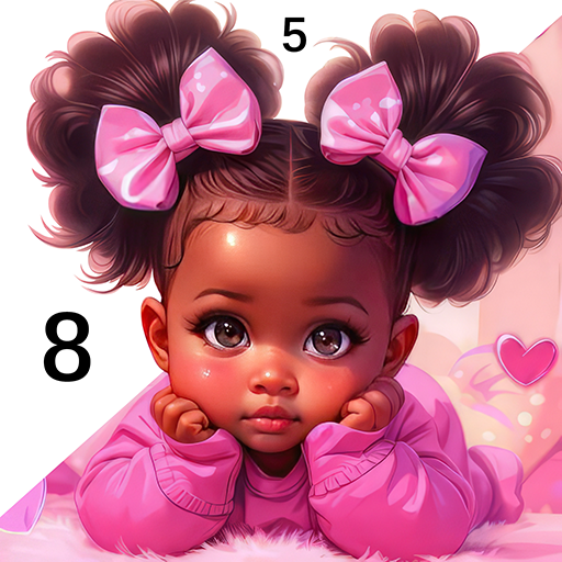 Black Color Paint By Number APK apk icon