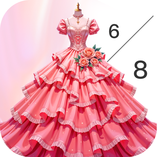 Gown Dress Color by Numbers APK apk