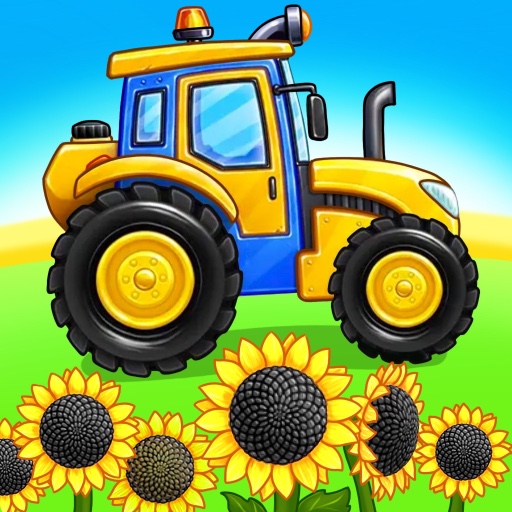 Tractor, car: kids farm games APK apk