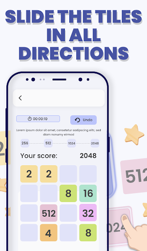 2048 Merge: Puzzle Challenge APK screenshot