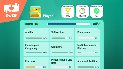 2nd Grade Math - Play&Learn APK screenshot