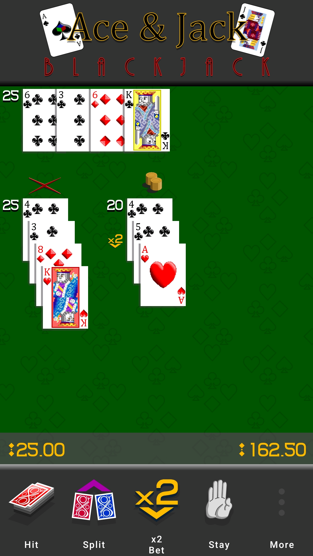 Ace & Jack Blackjack screenshot